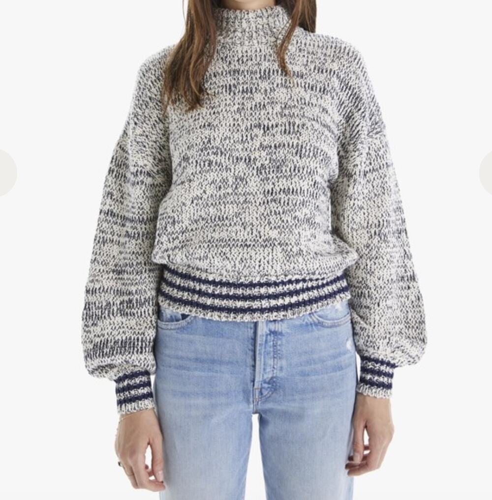 MOTHER Mockneck Jumper Pullover Sweater Size Small